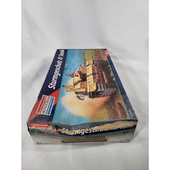 Vintage Monogram 1:72 Scale Sturmgeschutz IV Tank Model Kit, Open Box 1996 - Picture 6 of 6